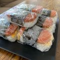 （╹◡╹）♡'s cooksnap of when they made SPAM おむすび.