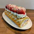 まめたん's cooksnap of when they made ビスキュイ生地で苺のロールケーキ.