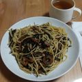 ゆか☆猫's cooksnap of when they made 残ったひじきの煮物で！ひじきスパゲティー.