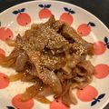 ٩(^‿^)۶'s cooksnap of when they made 豚バラと玉ねぎだけ♫簡単生姜焼き.