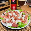 料理男子部🍻's cooksnap of when they made いちじく＊生ハム♪モッツァレラ☆サラダ.