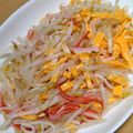 ナーちゃん's cooksnap of when they made もやしとかにかまの酢の物.