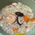 ナミダ猫's cooksnap of when they made ダイエット◎もち麦の鶏塩こうじスープ.