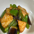 okura_k's cooksnap of when they made あるもので★ナスとピーマンと厚揚げ★.