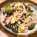ようへいパパ's cooksnap of when they made ほうれん草とブロッコリーの豚肉炒め★動画.