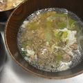 ｂｅｒｒｙ＋'s cooksnap of when they made キャベツと豚挽肉のねぎごまスープ.