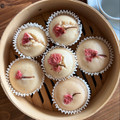 クック4MJ545☆'s cooksnap of when they made お花見✿ずっとふわふわ蒸しパン✿桜編.