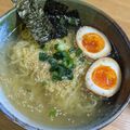 きゃな＠料理超初心者's cooksnap of when they made 超簡単！混ぜるだけ！Ｗスープ塩ラーメン.