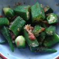 あかぷり's cooksnap of when they made オクラと梅干しの和え物.