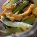 MULA's cooksnap of when they made 簡単♪小松菜と玉子の塩昆布炒め.