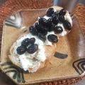 ふか谷's cooksnap of when they made 簡単♡黒豆クリームチーズトースト.