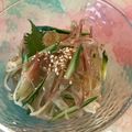 きなぺこあずみん's cooksnap of when they made 茗荷たっぷり！春雨サラダ♪.