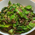kawaramono's cooksnap of when they made 大皿で❢ ひき肉とキャベツの甘味噌炒め.