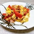のんべぇヒロ's cooksnap of when they made 豆腐とベーコンのチャンプルー.