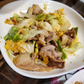 にしあまね's cooksnap of when they made 豚こまとキャベツの旨塩炒め.