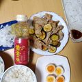 よちりん's cooksnap of when they made ズッキーニ豚肉と焼肉のタレで炒めただけ〜.