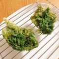 ままとん♪'s cooksnap of when they made にんじんの葉っぱは旨い！さくっと天ぷら.