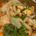 ズボラぷりん🍮's cooksnap of when they made 鶏肉と玉葱人参ピーマンのサッパリ甘酢煮★.