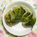チバコ's cooksnap of when they made はぐらうりの鉄砲漬け.