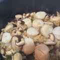 toshio39's cooksnap of when they made 【さかなの日】ホタテのアヒージョ.