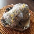 ふか谷's cooksnap of when they made *魚肉ソーセージとコーンのおにぎり*.