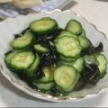 きらり流れ星's cooksnap of when they made だしの素でキュウリの酢の物.