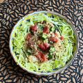 ちゃかぴまま's cooksnap of when they made お好きな炒飯に葉物野菜を添えて.