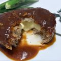 れい's cooksnap of when they made 簡単♡チーズインハンバーグ.