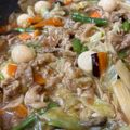 クックVU0Z4D☆'s cooksnap of when they made 業スー 中華野菜ミックスde簡単♡中華丼.