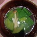 アルカママ's cooksnap of when they made しめじとチンゲンサイの塩麹スープ.