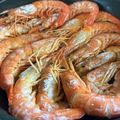 見習い主婦haru's cooksnap of when they made 簡単！アルゼンチン赤海老DE紹興酒蒸し♪.