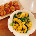 miwayon's cooksnap of when they made タアサイとふんわり卵のごま炒め.