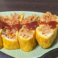 みきんどる's cooksnap of when they made お弁当のおかず オムそば風卵焼き.