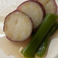 Minon's cooksnap of when they made 九条ねぎとさつまいものたいたん.
