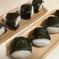 papikun's cooksnap of when they made うちんくの、塩むすび＼(^o^)／.