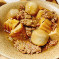 👦👶ママ's cooksnap of when they made 里芋・厚揚げ・豚肉のオイスターソース炒煮.