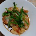 さき＠料理がんばる's cooksnap of when they made 鶏もも肉を甘辛だれと大葉で。.