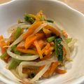 hakobetet's cooksnap of when they made 小松菜ともやしのナムル.