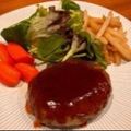 shgehsa's cooksnap of when they made 赤ワインでハンバーグソース.