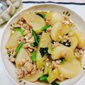 みっちゃん❇️68's cooksnap of when they made かぶと鶏挽肉のそぼろ煮.