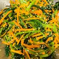 YesYU's cooksnap of when they made ☆３色ナムル☆.