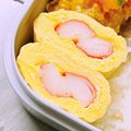 のんべぇヒロ's cooksnap of when they made 玉子1個で☆カニカマの玉子焼き☆.