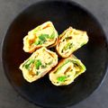 ひさかた's cooksnap of when they made わけぎの玉子焼き.