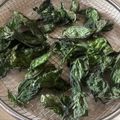 いっち✨'s cooksnap of when they made チンして簡単！黒くならない乾燥バジル保存.