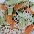 りんりん1212's cooksnap of when they made 我が家の定番常備菜。野菜の甘酢漬け.