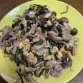 クックHDP0M2☆'s cooksnap of when they made 豚肉としめじ、ニラのニンニク醤油炒め.