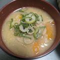 庵chai's cooksnap of when they made 鱈と白子の野菜たっぷり味噌スープ.