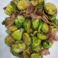 ささささ＆＊'s cooksnap of when they made 芽キャベツとベーコン炒め.