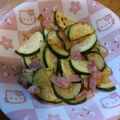 ナンキンハゼ's cooksnap of when they made ズッキーニ＆ベーコン★５分でイタリアン！.