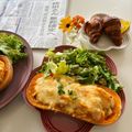 TAMAO_cafe's cooksnap of when they made 丸ごと焼く♬バターナッツかぼちゃグラタン.